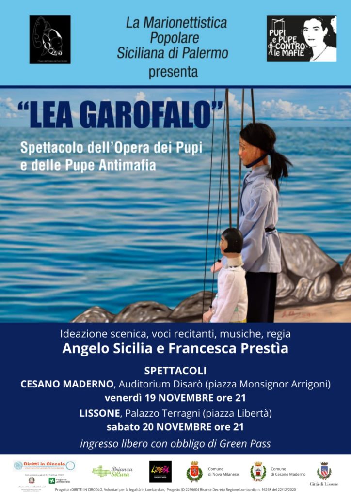 I Pupi Antimafia per la prima volta in tournée in Brianza