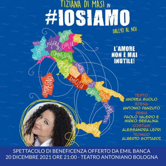 Bologna 20/12: #IOSIAMO all’Antoniano con incasso in beneficenza