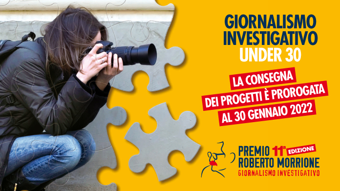 Premio Roberto Morrione: prorogato al 30 gennaio il bando dell’undicesima edizione
