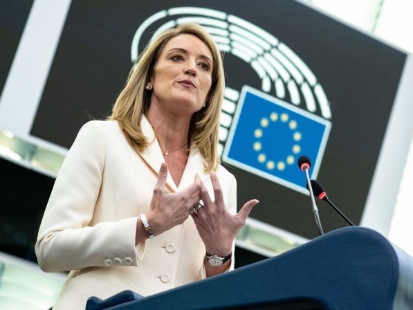 Roberta Metsola è stata eletta presidente del Parlamento europeo
