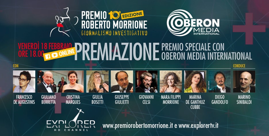 Covid 19 e anziani: premiazione del concorso speciale di Oberon Media e Premio Morrione, venerdi 18/2