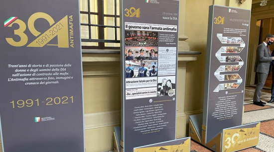“Antimafia Itinerante”, mostra e convegno DIA a Bologna
