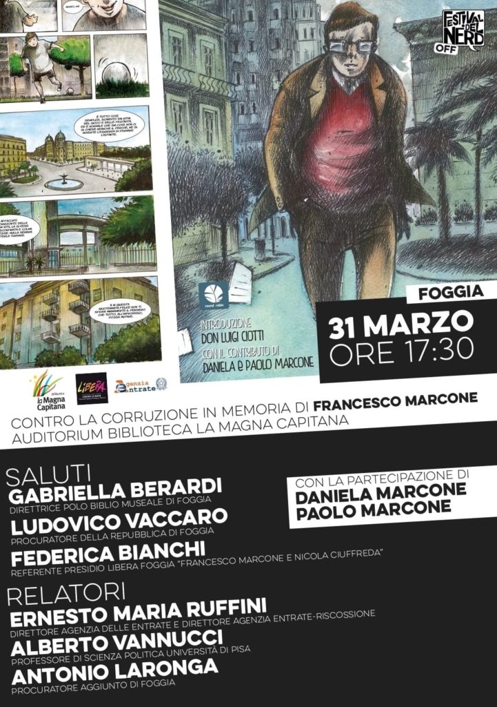 Libera Foggia omaggia Francesco Marcone: le iniziative a 27 anni dalla sua uccisione