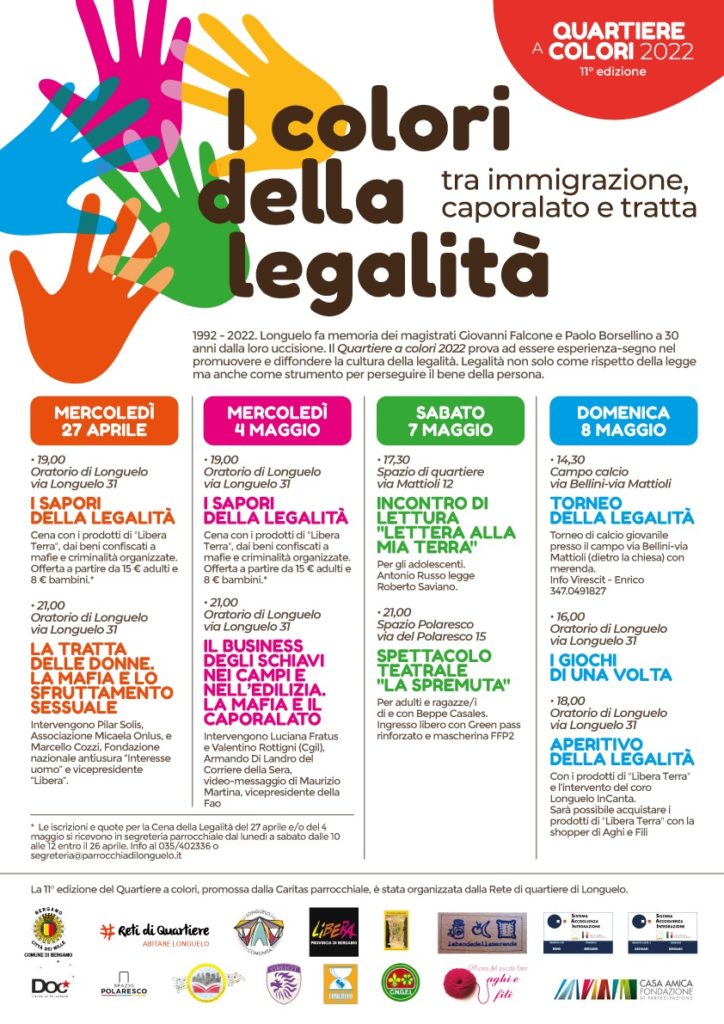 A Bergamo “I colori della legalità”