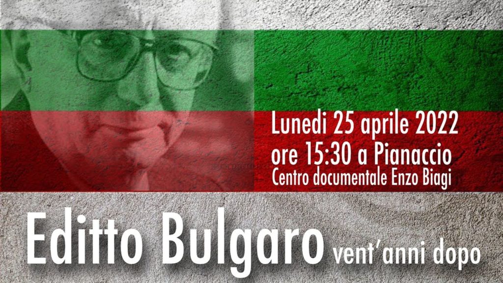 L’editto bulgaro vent’anni dopo