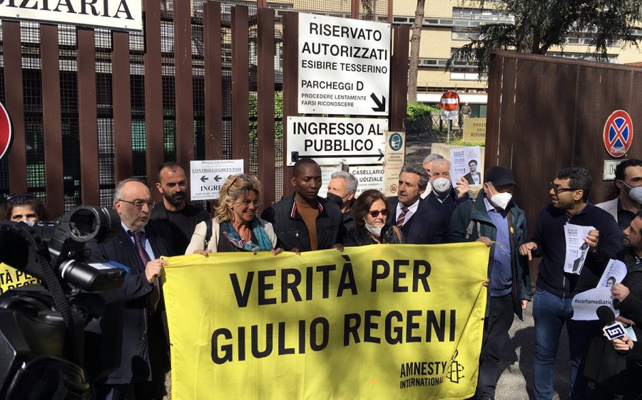 Processo Regeni rinviato al 10 ottobre. Appello al premier Draghi