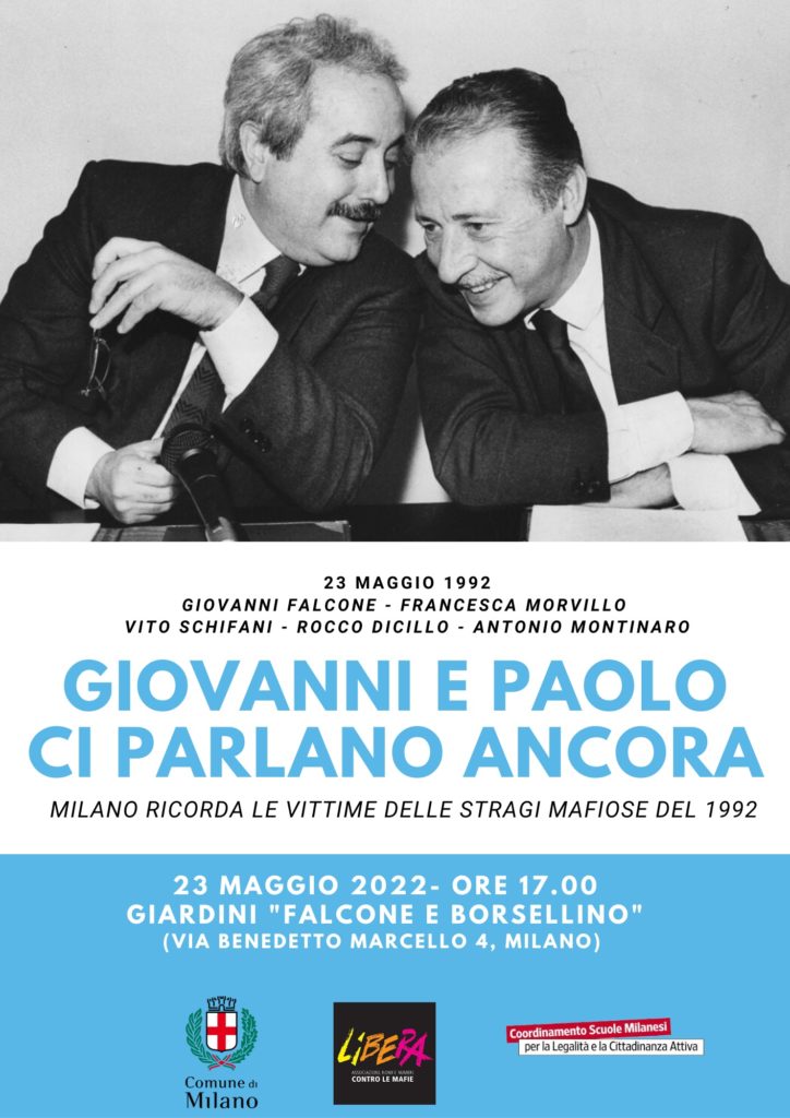 Milano ricorda le vittime delle stragi di mafia del 1992