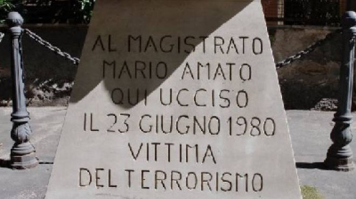 Roma, in memoria di Mario Amato