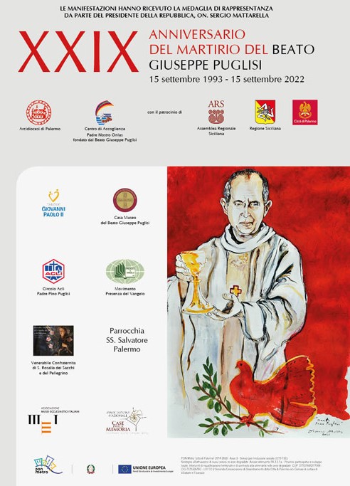 Palermo, 29° anniversario del martirio del Beato Giuseppe Puglisi