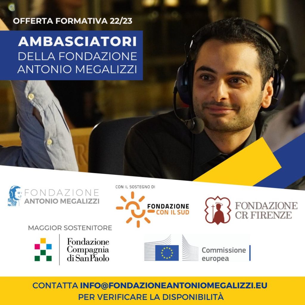 Al via il “Progetto Ambasciatori” della Fondazione Antonio Megalizzi