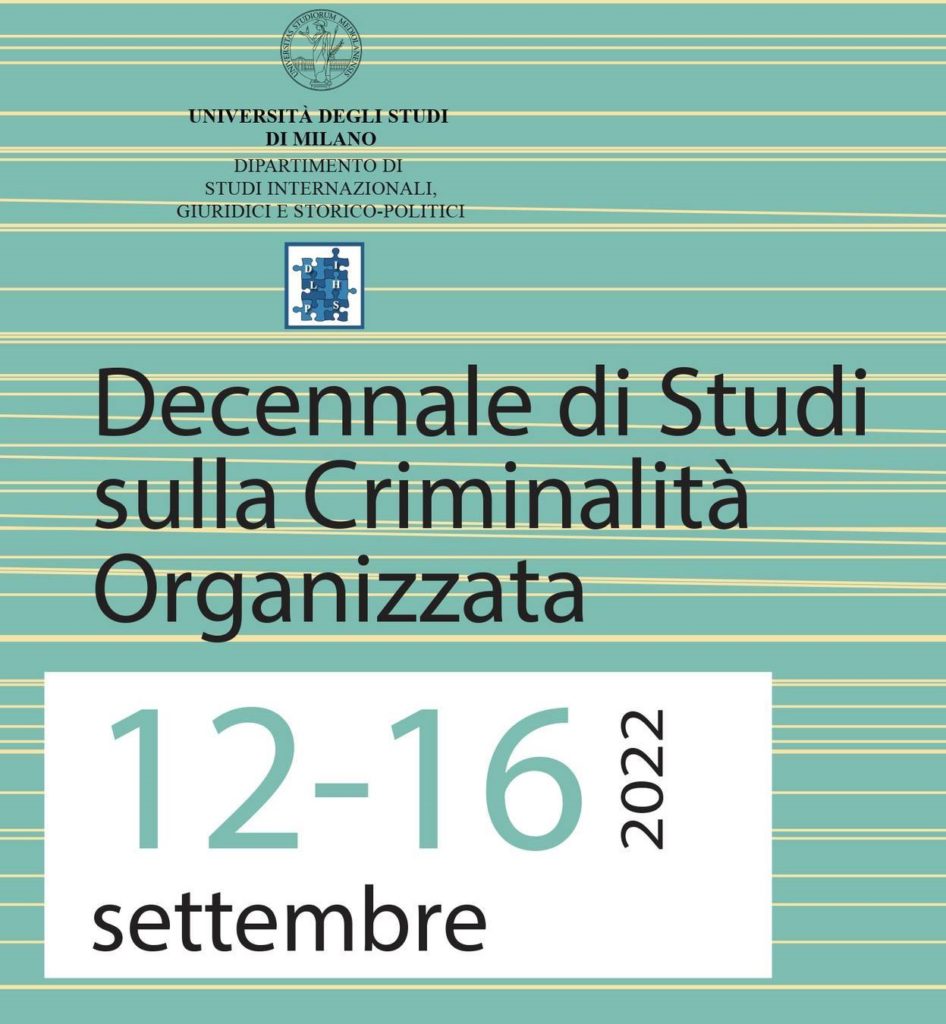 Università di Milano, al via la Summer School per il Decennale di Studi sulla Criminalità Organizzata