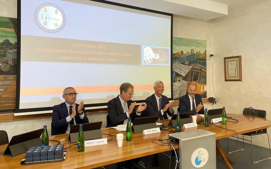 “Insieme per la libertà di stampa”: rinnovato protocollo d’intesa OdG, Fnsi e Polizia