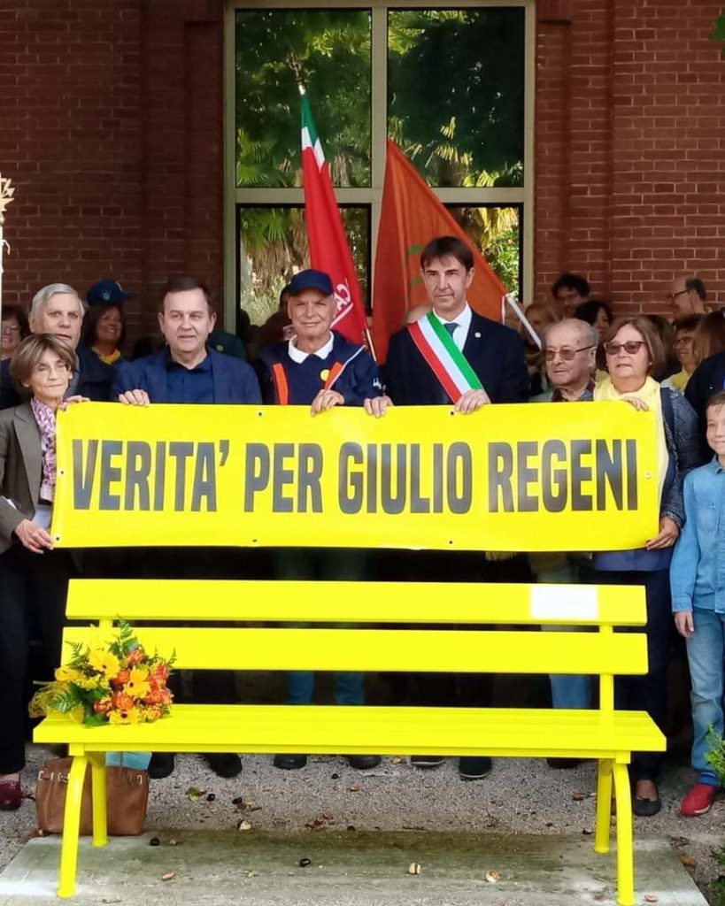 Ronchi dei Legionari (UD) in memoria di Cristina Visintini e Giulio Regeni