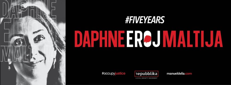 Domenica 16 ottobre: 5 anni dopo, in memoria di Daphne Caruana Galizia