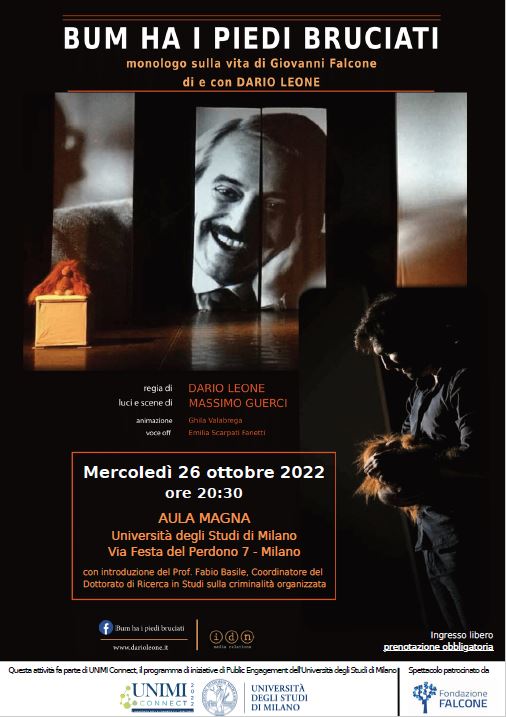 Milano, mercoledì 26 ottobre: “Bum ha i piedi bruciati”