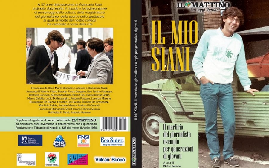 37 anni senza Giancarlo, a Napoli il ricordo e il libro ‘Il mio Siani’