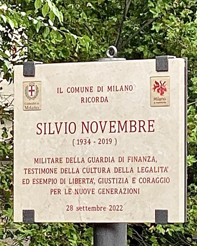 Milano rende omaggio a Silvio Novembre, nostro padre