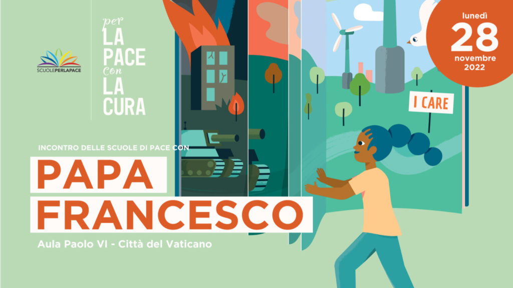 La Rete nazionale delle Scuole di Pace incontra Papa Francesco