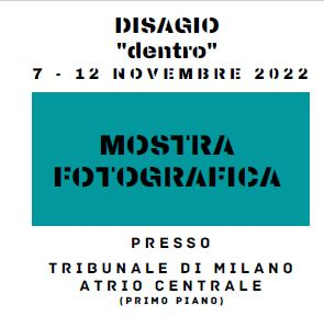 Disagio “dentro”, mostra fotografica a Milano dal 7 al 12 novembre