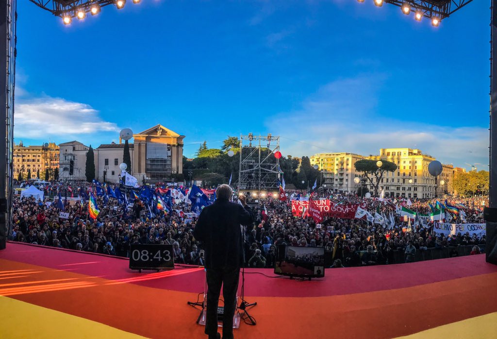 Oltre 100.000 volti a Roma per “Europe for Peace”