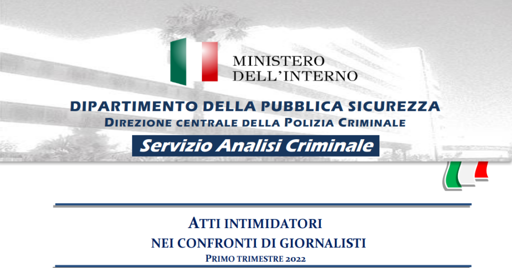 Non sottovalutare gli atti intimidatori contro giornalisti e amministratori locali
