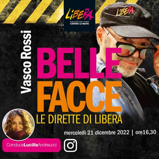 Belle Facce, il saluto speciale di Vasco Rossi mercoledì 21 dicembre