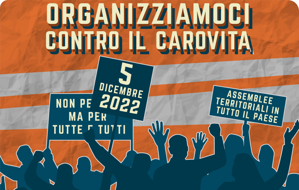 Non per noi ma per tutte e tutti: le proposte contro il carovita verso la mobilitazione del 21 dicembre