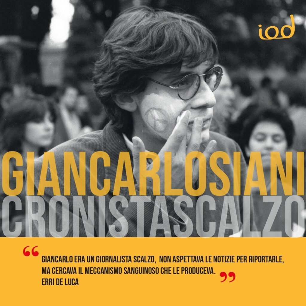 La Iod edizioni e la memoria di Giancarlo Siani