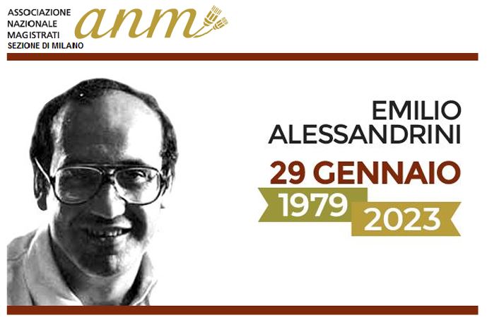 Milano 29 gennaio 2023, commemorazione di Emilio Alessandrini