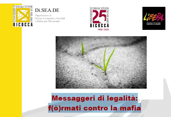 Milano, Università Bicocca 10/2: “Libera, dalla memoria all’impegno”