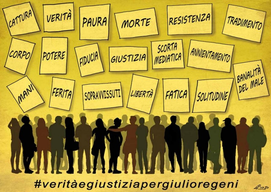 Regeni, a 7 anni dal rapimento le iniziative in ricordo del ricercatore ucciso in Egitto