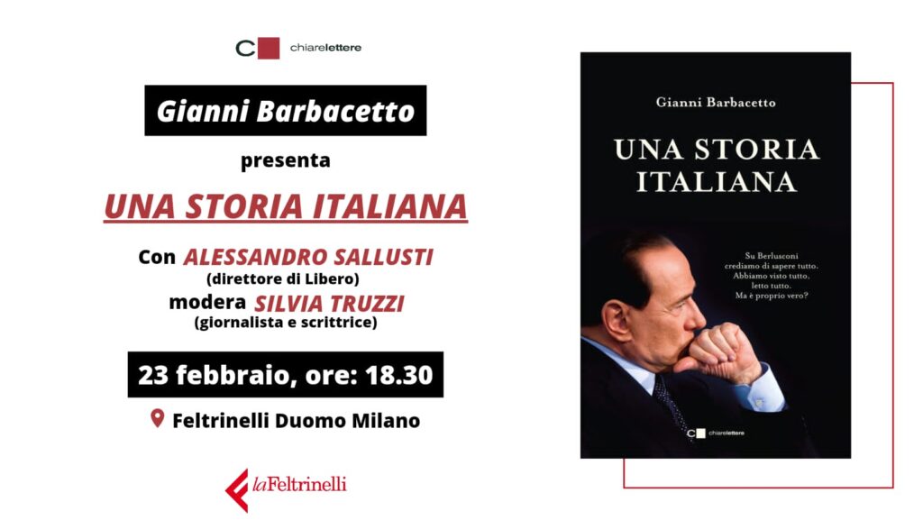 Milano 23/2, presentazione del libro “Una storia italiana”