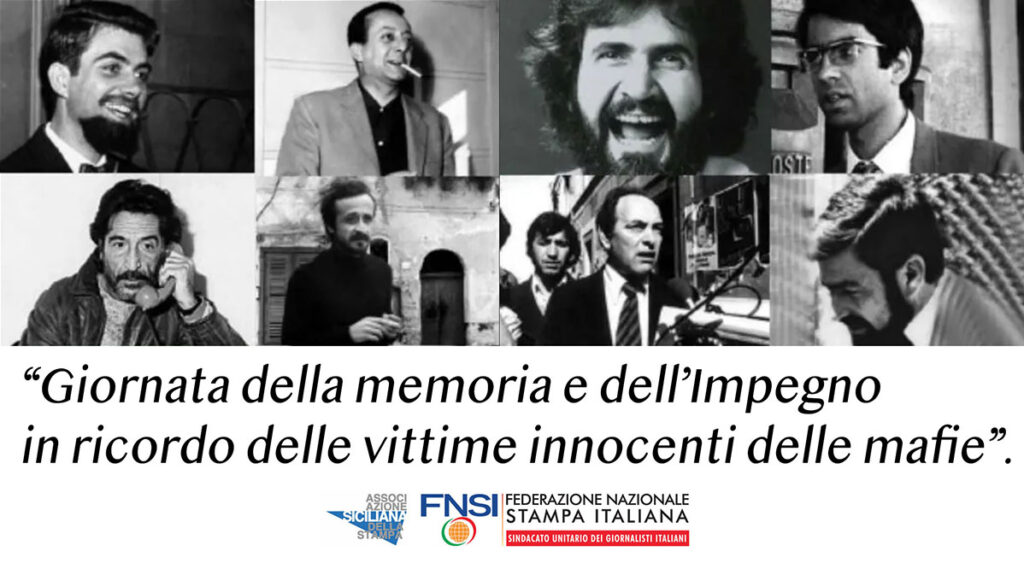 Giornalisti vittime della mafia: “Garantire, con un’informazione libera, la libertà di ciascun cittadino”