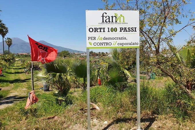 Fondo Nappo, Flai Cgil e Libera a Scafati contro i raid sul bene confiscato