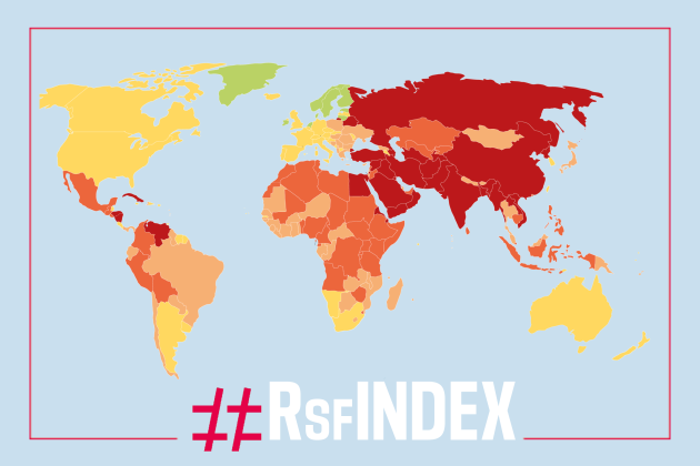 RSF 2023 World Press Freedom Index. Journalism threatened by fake content industry
