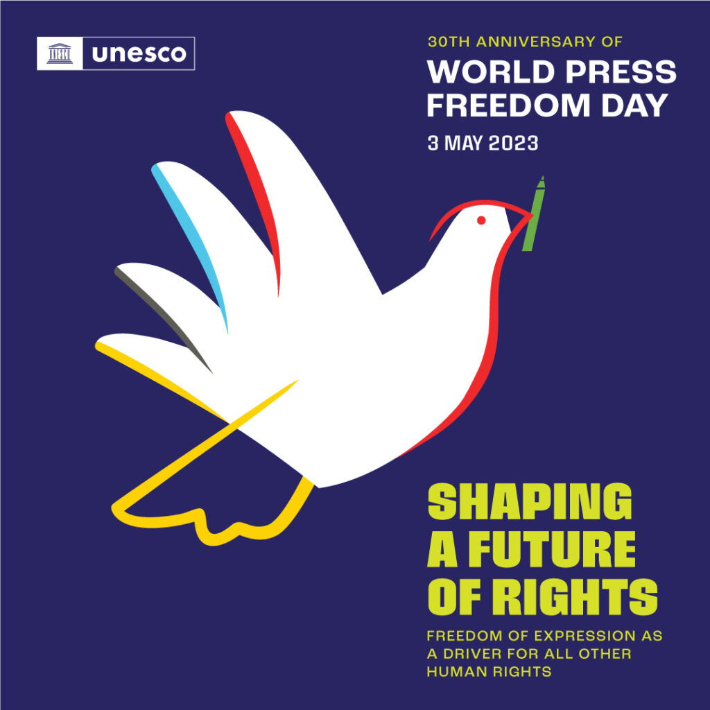World Press Freedom, 3 may: “Shaping a Future of Rights”