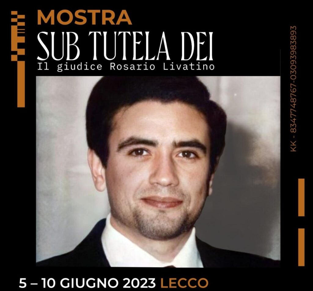 Lecco, 5-10 giugno: “Sub tutela Dei”, la mostra dedicata al giudice Rosario Livatino