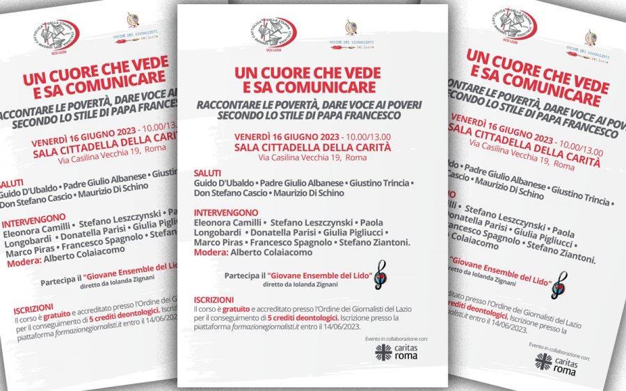 ‘Dare voce ai poveri secondo lo stile di Papa Francesco’: il 16 giugno seminario a Roma