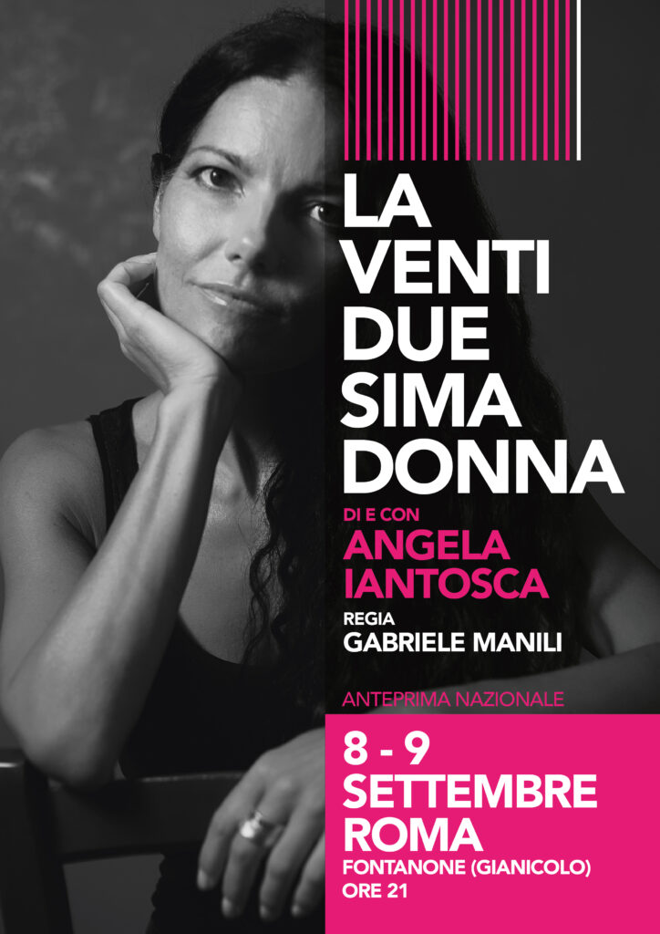 “La Ventiduesima Donna”: la giornalista Angela Iantosca porta in scena il suo primo monologo teatrale