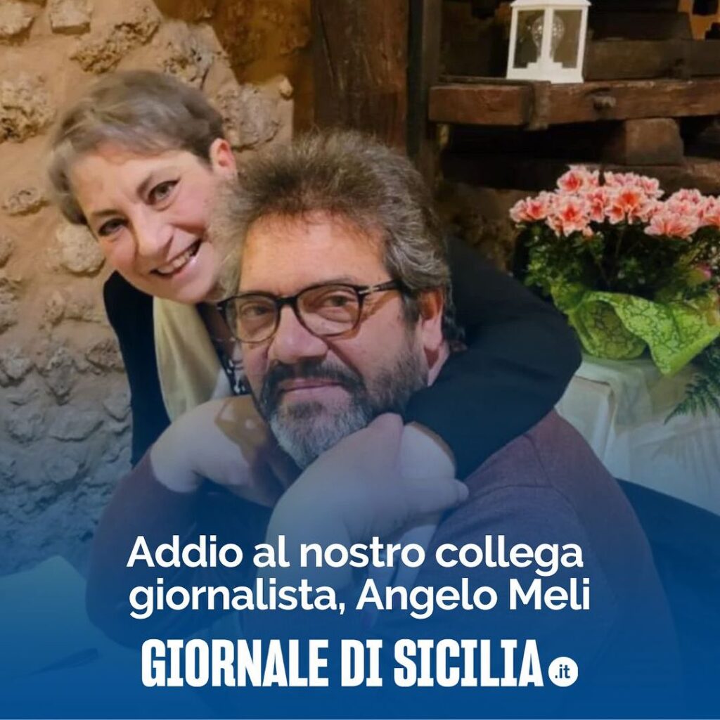 È morto Angelo Meli, giornalista del Giornale di Sicilia e responsabile comunicazione del Centro Pio La Torre di Palermo