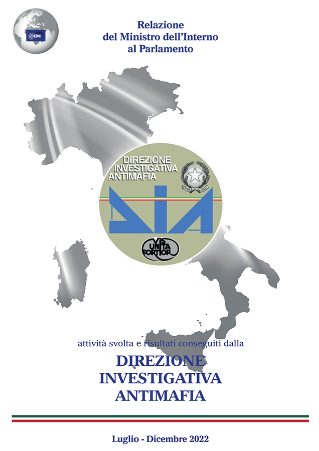 Direzione Investigativa Antimafia: pubblicata la relazione del II semestre 2022