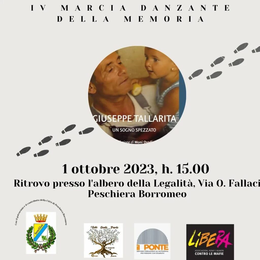 Peschiera Borromeo (MI) 1 ottobre: “IV Marcia danzante della Memoria”