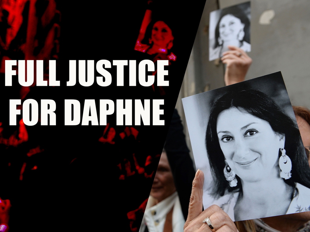 Malta: Ifj, Efj e le associazioni per la libertà dei media chiedono giustizia per Daphne Caruana Galizia