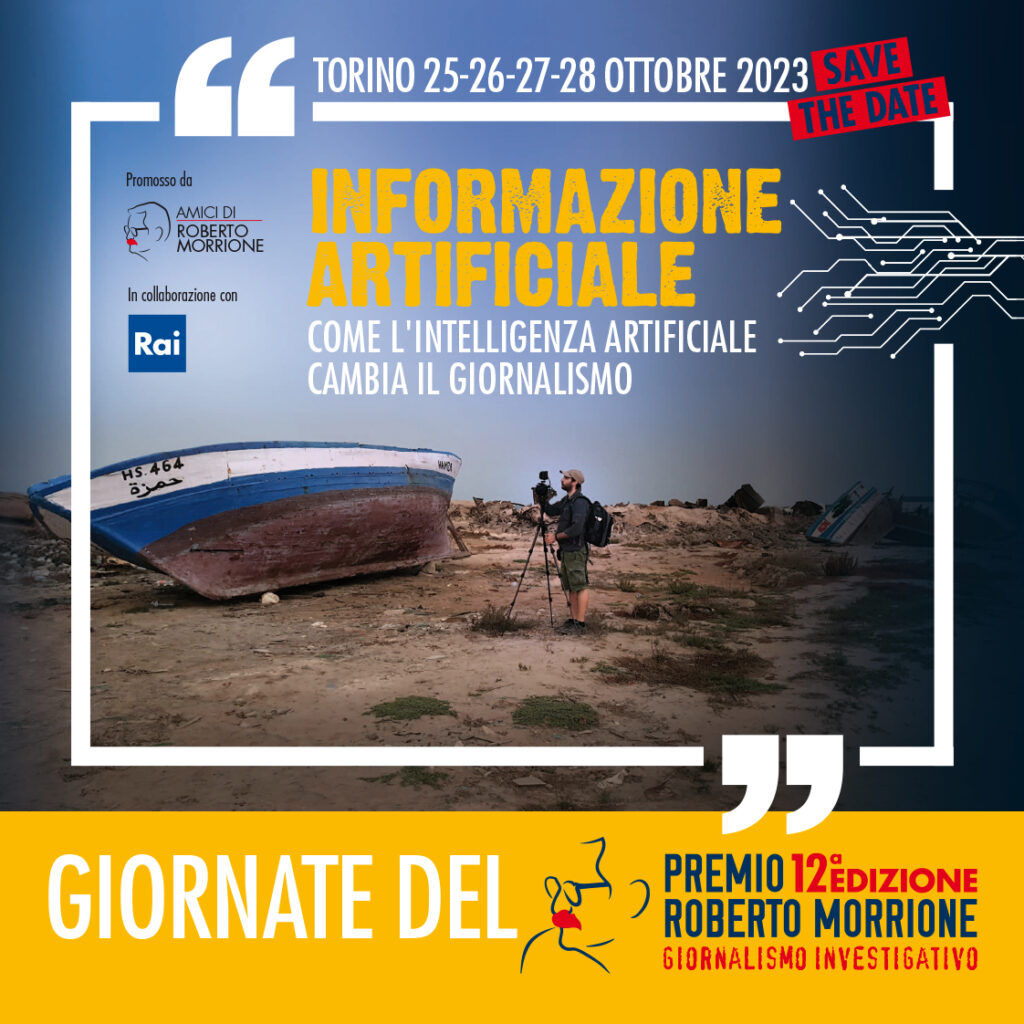 Premio Roberto Morrione, a Torino e online dal 25 al 28 ottobre