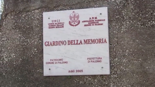 Palermo, il 27 ottobre cerimonia al Giardino della memoria di Ciaculli
