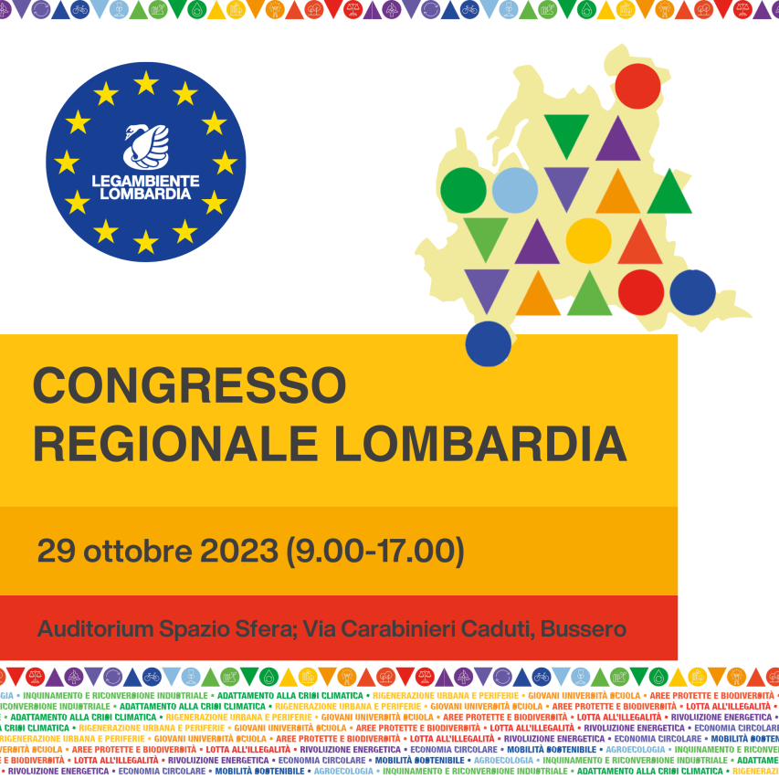 Congresso Legambiente Lombardia, Bussero (MI) 29 ottobre
