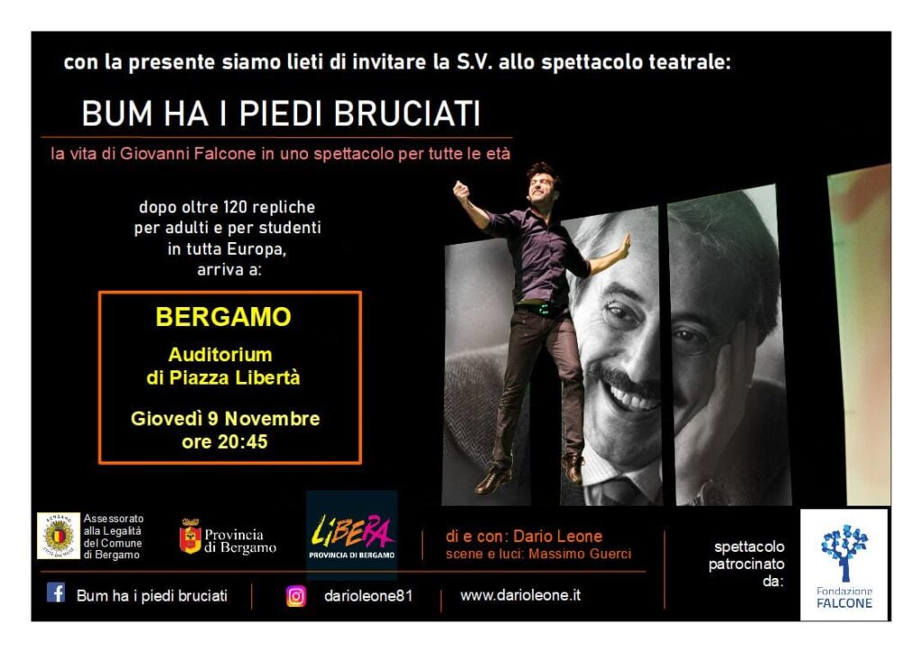 Bergamo 9 novembre, “Bum ha i piedi bruciati”