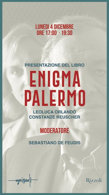 Lunedì 4 dicembre, Leoluca Orlando presenta il libro intervista “Enigma Palermo” a Trani (BT)