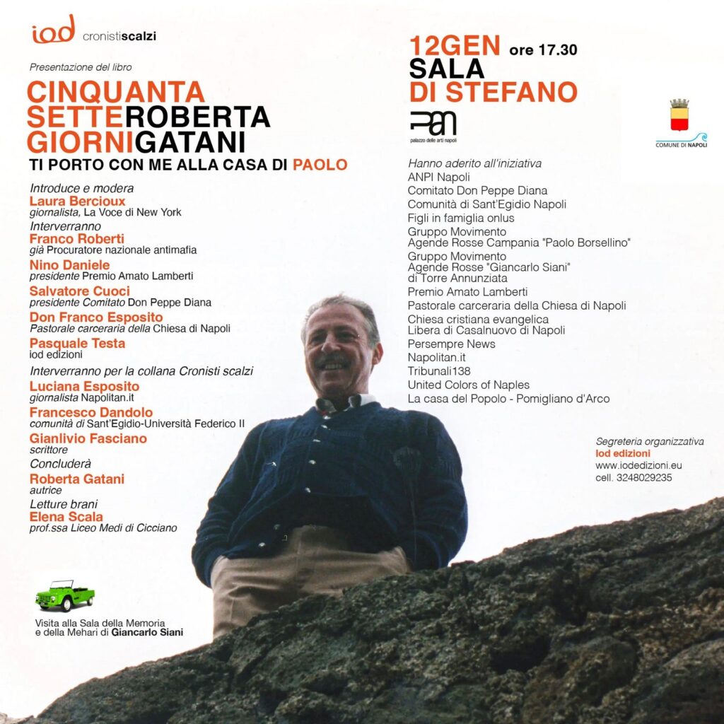 Napoli 12 gennaio: “Cinquantasette giorni. Ti porto con me alla Casa di Paolo”