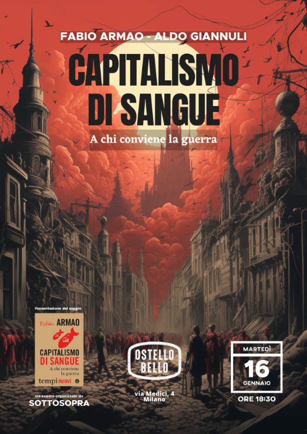 Milano 16 gennaio, Ostello Bello: “A chi conviene la guerra”